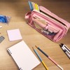 IPOCHI ペンケース 筆箱 大容量 文房具 多機能 おしゃれ コンパクト シンプル 軽量