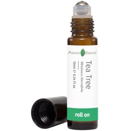 Tea Tree Essential Oil Roll-On – Natural Aromatherapy Oil, Pre-Diluted with Jojoba for Skin Application, Travel Size Roller with Leak-Proof Metal Ball (10 mL)