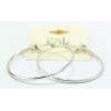 The Sak New Simple Silver 2" Hoop Earrings by The
