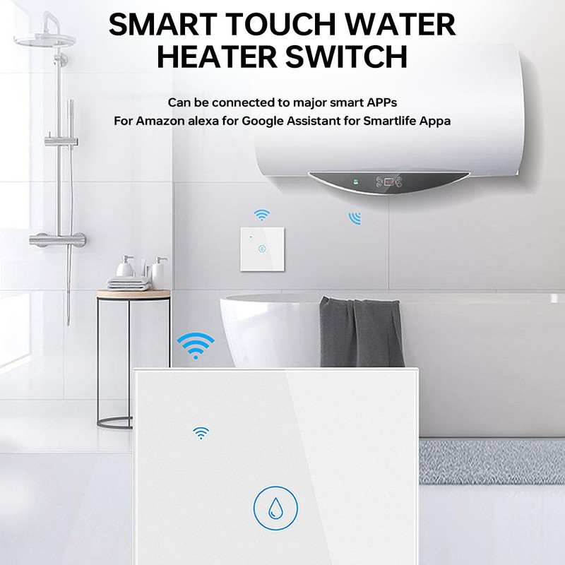 Acmerota Smart Immersion Heater Timer Switch, 40A 2.4G WIFI Smart