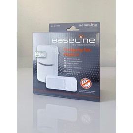 Heidemann Piezo II 70709 Wireless Chime Set (1 Receiver, 1 Transmitter, White, Max. Range 100 m, Volume Adjustable to 4 Levels, 18 Melodies Adjustable, Bell, Doorbell)