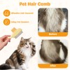 EMAGIC IOT 2pcs Cat Lice Comb Pet Hair Removal Tool