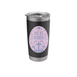 He is Risen Easter Egg - Jesus Christ Resurrection Stainless Steel Insulated Tumbler
