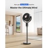 PELONIS Smart Pedestal Fan for Bedroom, Standing Fan, Dual Layed