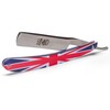 ~SHAVE READY~ MD Union Jack Straight Razor (Steel)