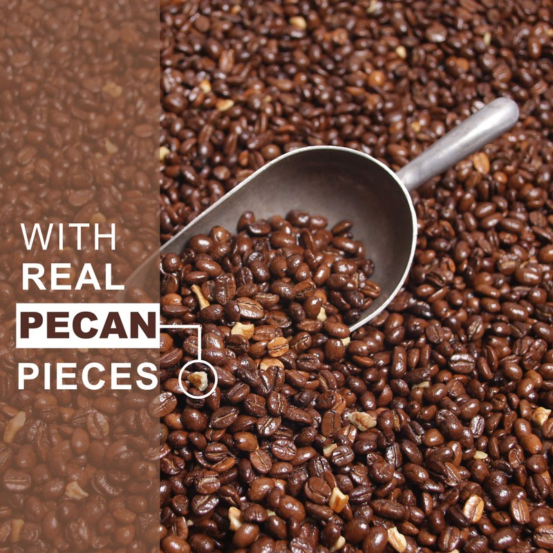 Lola Savannah Texas Pecan Whole Bean Decaf Coffee, 5lb, 1