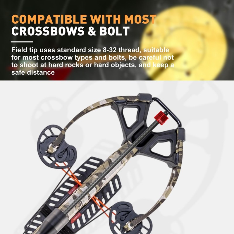 LWANO Crossbow Bolt Decocking Head Compatible with Most Bolts (2