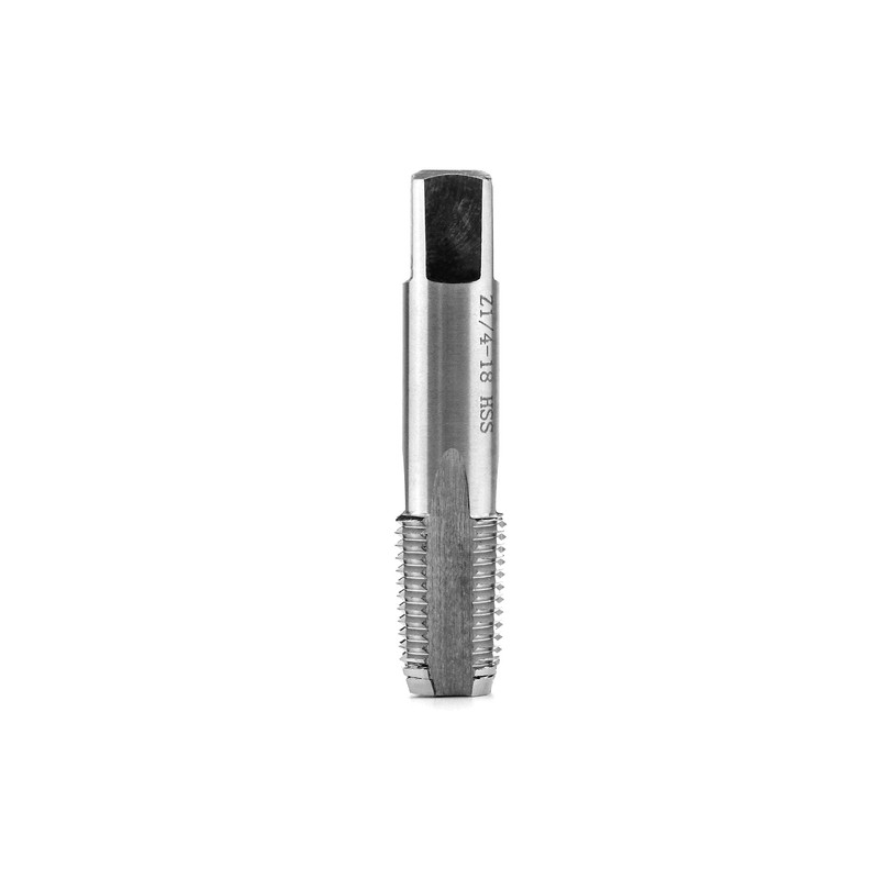 QWORK 1/4" - 18 NPT Pipe Tap, Carbon Steel, for