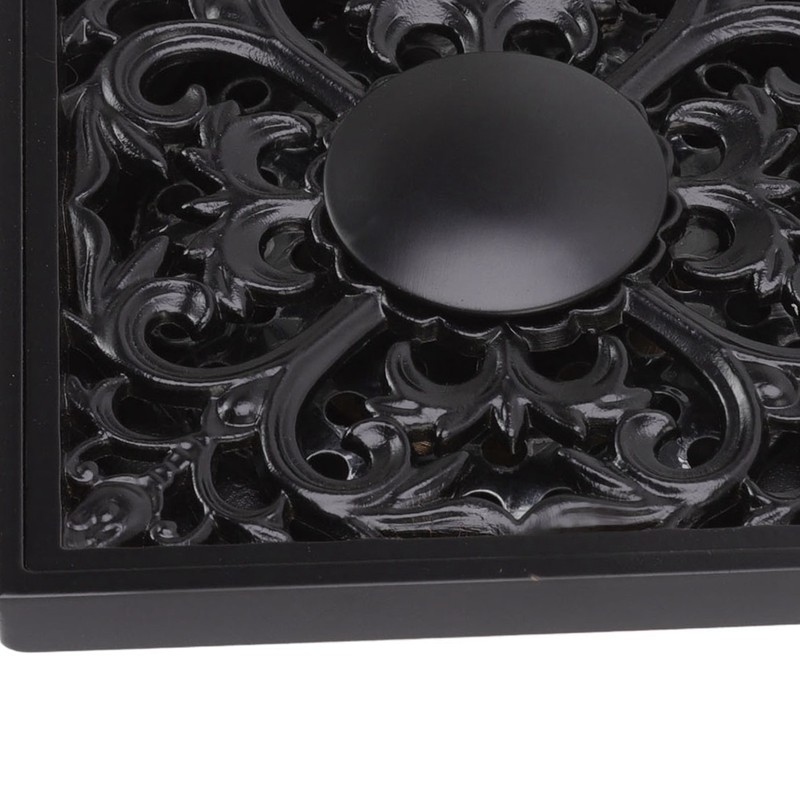 Floor Drain Quadrate Antique European Style Copper Stainless Steel Odor