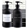 Hand and Dish Soap Dispenser for Kitchen and Bathroom, Set