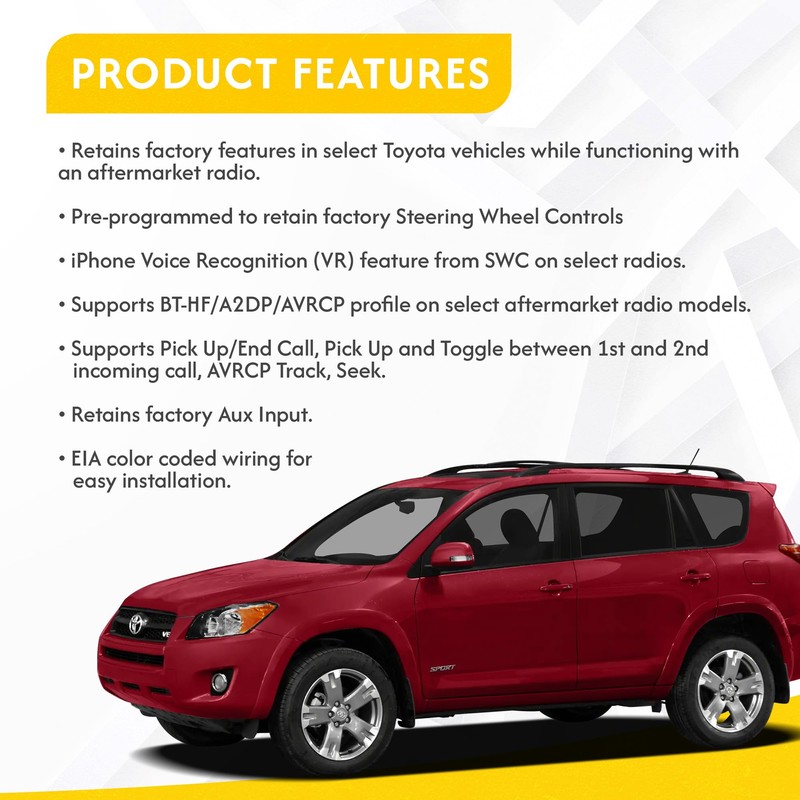 CRUX SWRTY-61S Install New CAR Stereo in Select 2003-2013 Toyota