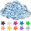 Clay Beads, 3000Pcs White and Blue Clay Heishi Beads for
