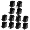 CAXUSD 12 Pcs Flange Code Rods Pole Mount for Closet