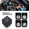 4 PCS 5 Pin Relay, 12V 40A Car Relay Switch,