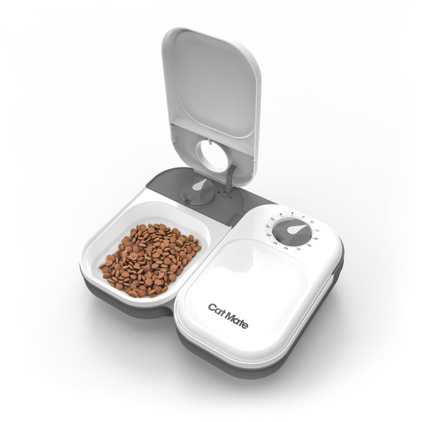 Cat Mate Cat Mate C200 2-Meal Automatic Pet Feeder for