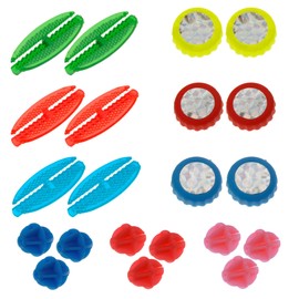 hibuy Bicycle Spoke Clips – Children's Bicycle Reflectors & Beads – Pack of 21 – Colourful Popy Colourful