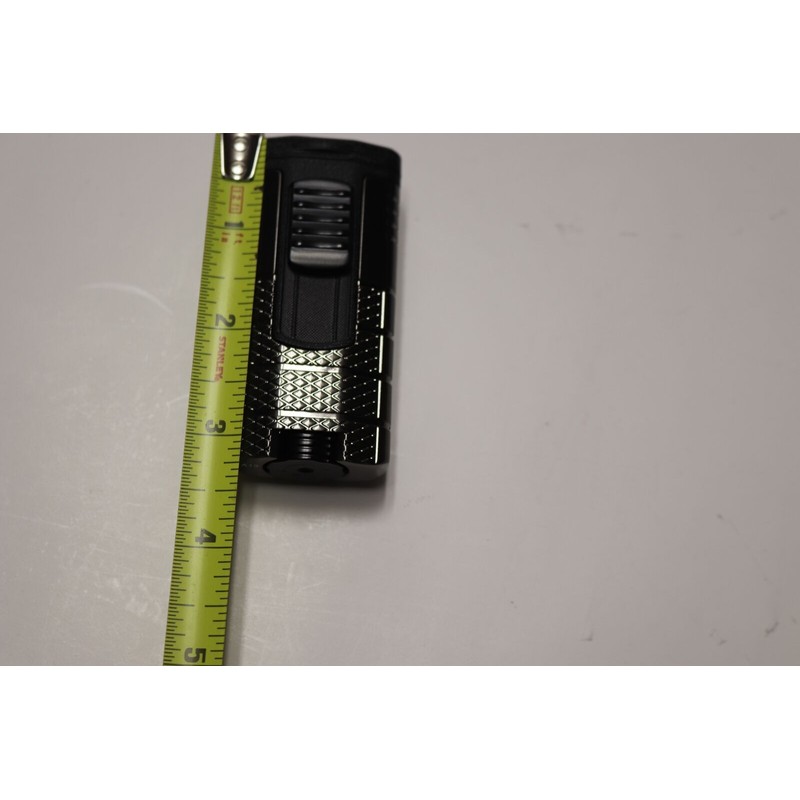 XIKAR New XIKAR Tactical Triple Jet Torch Cigar Lighter 553GMBK