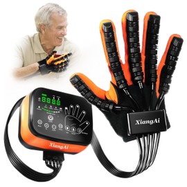 XiangAi Upgraded Rehabilitation Robot Gloves For Hand Paralysis,Rehabilitation Glove For Finger Rahab, Stroke Hand Recovery Device,Hemiplegia Adaptive Equipment.(6th Generation)