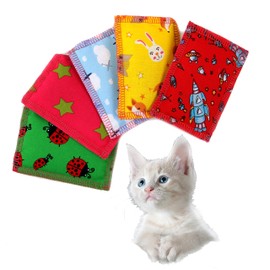 Joli Moulin Premium Catnip Cat Toy Cuddly Cushion Scented Cushion Oeko-Tex 100 for the sake of the Environment, Preservation Bag, Catnip Pack of 5 for Happy Cats