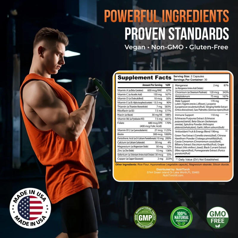 Windmill Multivitamínico Para Hombres 50+ 180 Tabletas