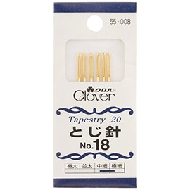 クロバー(Clover) とじ針 No.18 6本入り 55-008