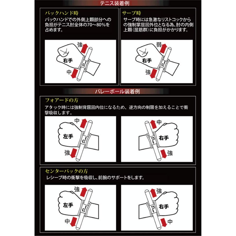 Wrist Support D-Line Wrist Control Black L