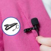 sourcing map Microphone Metal Tie Clip Mini Microphone Clamps 7.5mm