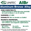 CS Unitec EX201B-020UA Non-Sparking Aluminum Bronze (Albr) 1In 12 Point