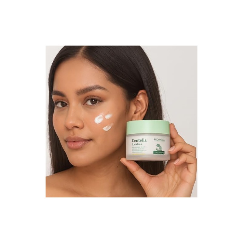BIOAQUA Crema Facial Centella Asiatica Nourish Repair, Control de Aceite