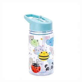 Sass & Belle Kawaii Kids’ Water Bottle – 400ml BPA-Free Reusable Bottle with Flip Straw Lid – Fun Animal Print for Girls & Boys – Leakproof, Lightweight, Dishwasher Safe for School & Travel