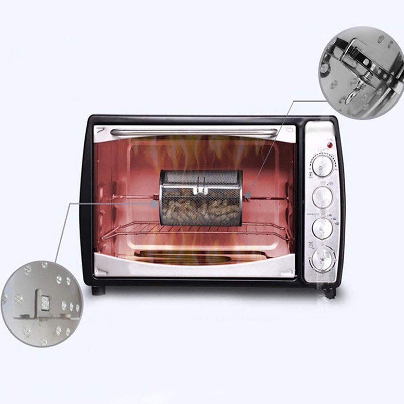 360 Degree Rotatable Fryer Basket Stainless Steel Baking Tool for