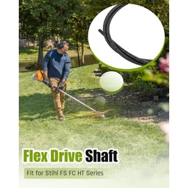 Flex Drive Shaft Fit for Stihl FS100, FS100R, FS100RX, FS110, FS110R, FS110X, FS110RX, FS72, FS74, FS76, FC90, FC95, EC70, HT100, HT101, FS75, FS80, FS80R, FS85, FS85R, FS85T Replace 4137-711-3202