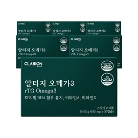 Clarion rTG Altige Omega 3 25.05g 30 capsules 6 EPA DHA Vitamin A Vitamin D / 클라리온 rTG 알티지 오메가3 25.05g 30캡슐 6개 EPA DHA 비타민A 비타민D
