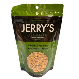 Blanched Virginia Peanuts, Roasted & Salted - Jerry’s Nut House: Premium Nuts, Dried Fruit, and Assorted Snacks - 8oz
