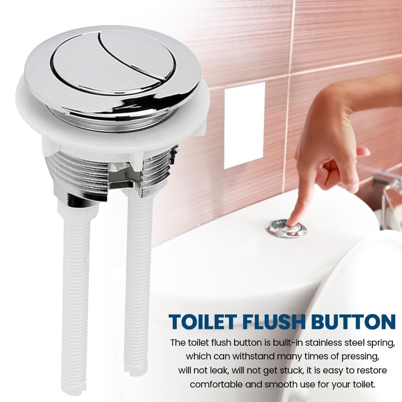 38mm Toilet Flush Button Replacement,Dual Flush Toilet Cistern Push Button,Toilet