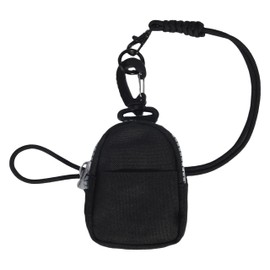 Zip Coin Purse, black, Casual