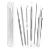 Fangze Blackhead Remover Tool Kit - 6pcs Pimple Popper Tool
