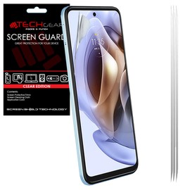 TECHGEAR [3 Pack] Screen Protectors Compatible for Motorola Moto G31 / Moto G41 / Moto G62 5G, CLEAR LCD Screen Protectors Cover Guards