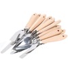 18Pcs Artist Palette Knife Oil Painting Gouache Scraper Wooden Handle