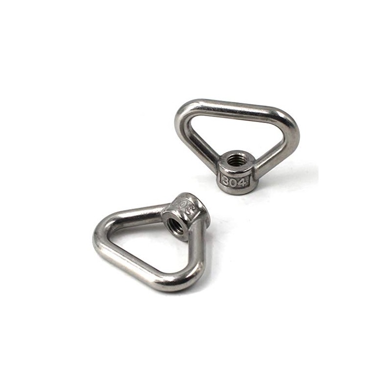 304 Stainless Steel Eye Nut M20 Triangle Ring Shape Lifting