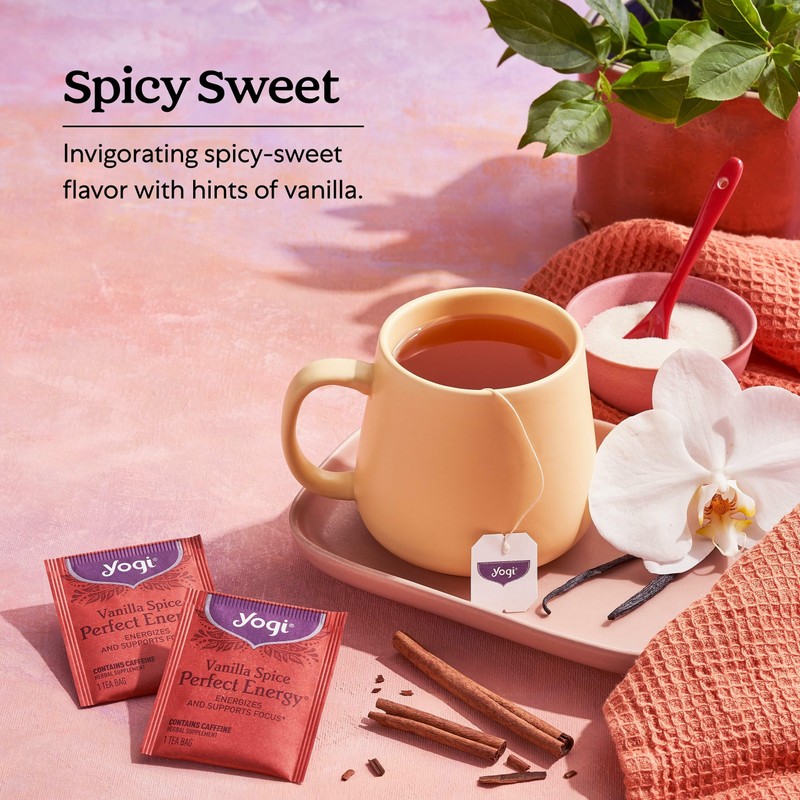 Yogi Tea Vanilla Spice Perfect Energy Tea - 16 Tea