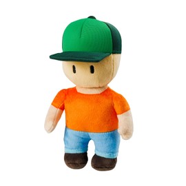 Bandai Stumble Guys - Mr Stumble - Large Plush Toy 30 cm Colourful - Plush Toy Video Game Stumble Guys - Plush Mr Stumble to Collect - Toy for Children from 2 Years - PMS7008A
