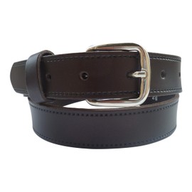 Streeze Boys Real Leather Belt. Made in UK. Children's Brown Leather Belt Sizes 14" - 30" (waist 20"-21", Brown)