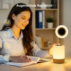 Bonsery LED Nachttischlampe Touch Dimmbar, USB Aufladbar Touch Lampe Nachtlampe