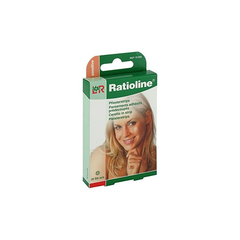 Ratioline Sensitive Pflasterstrips Rund, 20 St