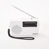 Portable Pocket AM/FM Radio with Telescopic Antenna, 3.5mm Headphone Jack