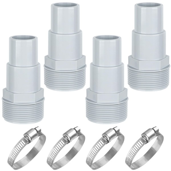 DIELOVEHUA Pack of 4 Pool Hose Adapter, Pool Hose Adapter,