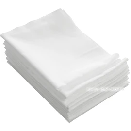 Sarashi Tenugui Fabric, Oka Standard, 35.4 inches (90 cm), White, Plain, Set of 12