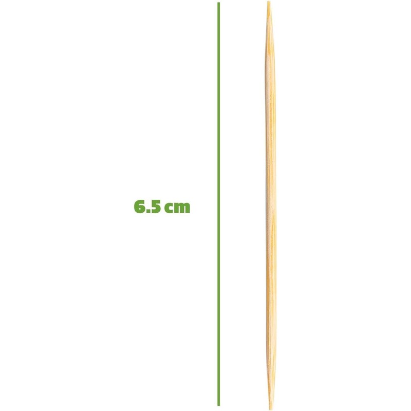 Palillos Dentales De Madera 6.5 cm Desechables Perfectos Para Limpiar