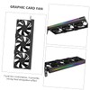 TEHAUX 5v Graphic Card Cooler RGB Lighting Pin Air Cooling